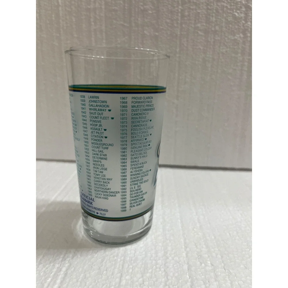 Officially Licensed Kentucky Derby 135 Mint‎ Julep Glass Souvenir Horse Racing